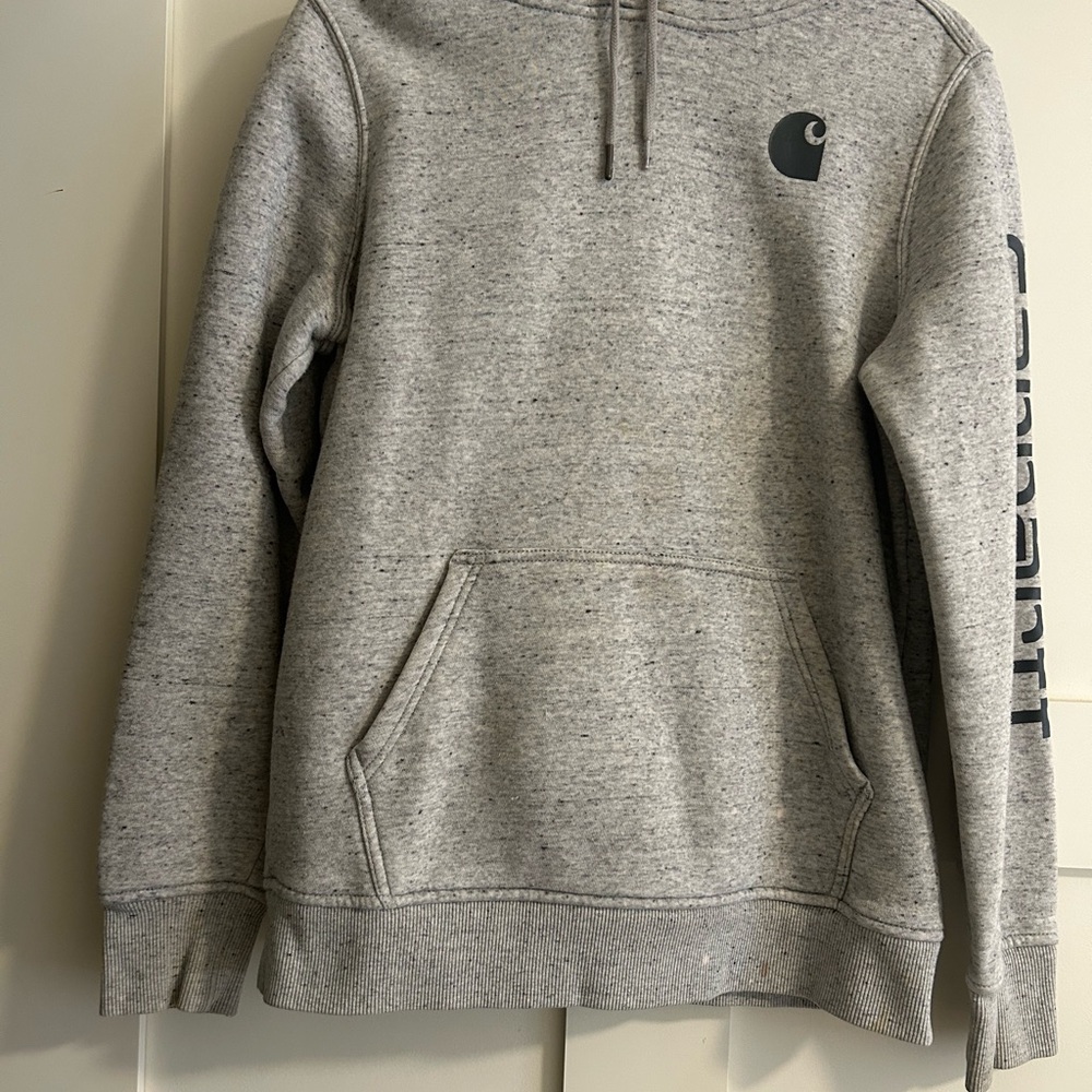 Carhartt Heather Gray Relaxed Fit Hoodie